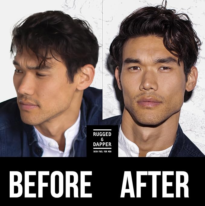 RUGGED & DAPPER Texture Boost Sea Salt Spray for Men - 4 oz, Hair Styling Agent, Adds Body and Fullness to Hair, Enhances Natural Texture, Locks in Moisture, Ocean Fresh Scent