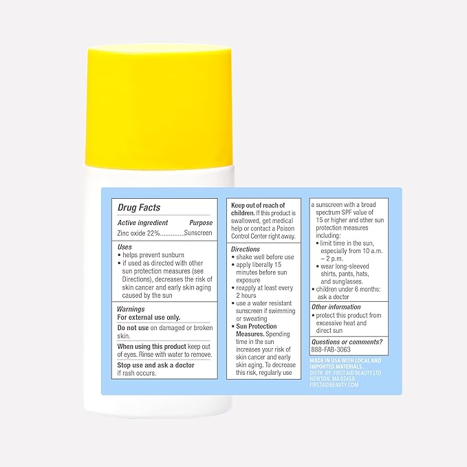 First Aid Beauty - Weightless Liquid Mineral Sunscreen with Zinc Oxide Broad Spectrum SPF 30, Luxuriously Light Ultra Sheer Tint for Everyday Use, Non-comedogenic, Safe for Sensitive Skin, 1.5 oz