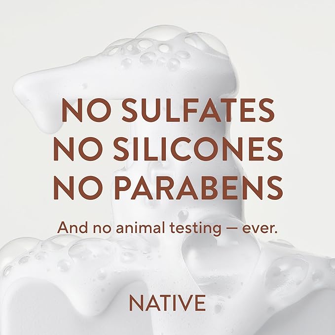 Native Coconut & Vanilla Shampoo and Conditioner Contain Naturally Derived Ingredients | All Hair Types, Color & Treated, Fine to Dry Damaged, Sulfate & Dye Free - 2-Pack