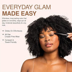 Palladio Waterproof Eyeshadow Stick with Blending Sponge, Long Lasting & Effortless Application, Smudge Free & Crease Proof Formula, Matte & Shimmer Shades, Buildable Eye Shadow (Burgundy Shimmer)