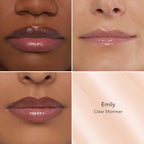 Thrive Causemetics Sheer Strength Lip Plumping Peptide Gloss, Lip Plumper with Vitamin E, Peptides, Plumps, Smooths & Hydrates Lips, High Shine, Vegan & Cruelty Free, Emily (Clear Shimmer)