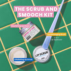 100% Natural Lip Scrub, Vegan Conditioning Coconut Lip Exfoliator - Gentle Exfoliant, Sugar Lip Polish and Lip Exfoliator Scrubber for Chapped and Dry Lips (Original 3pc Set)