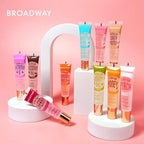 Ruby Kisses Broadway Vita-Lip Clear Lip Gloss (Peach 6 Pack), Ultra-Hydrating & Soothing Formula with Vitamin Oils, High-Shine Non-Sticky Finish, Healing Glossy Lip Balm Locks in Moisture