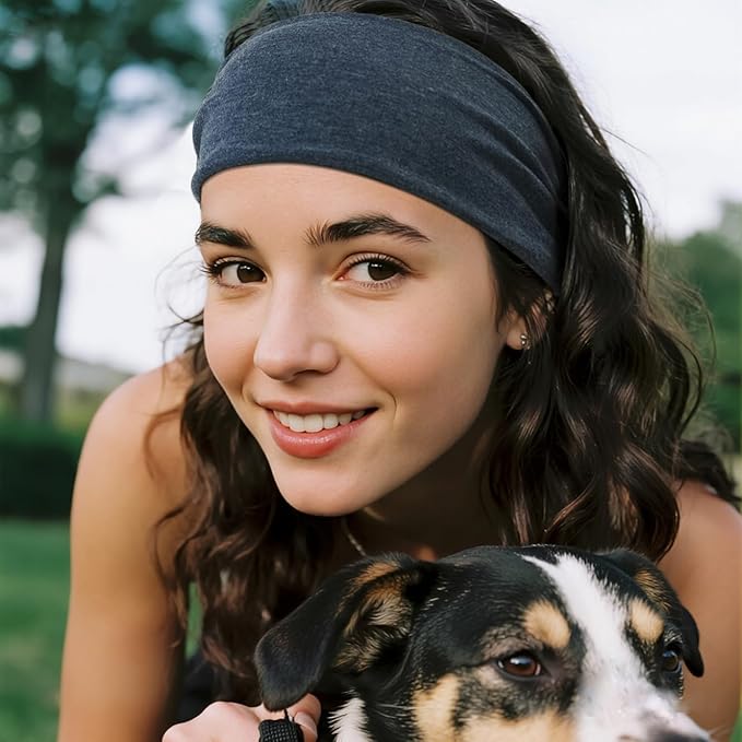 Headbands For Women Headband Elastic Soft Head Bands For Women's Hair Accessories Womens Fashion Yoga Fabric Hair Band 6 Pcs