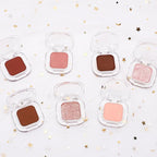 Erinde Dusty Rose Single Eyeshadow Palette, Matte Shimmer Cream Eye Shadow for Women, Blendable Long-Lasting Waterproof Eye Makeup Palette, High Pigment Powder Sombra De Ojos, 06 Blush Pink