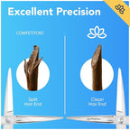 Equinox 6.5" Professional Hair Cutting Scissors for Men & Women - Ice Tempered, Silver - Hair Cutting Shear Professional - Barber Scissor Professional - Shears for Hair Cutting - Haircut Scissors