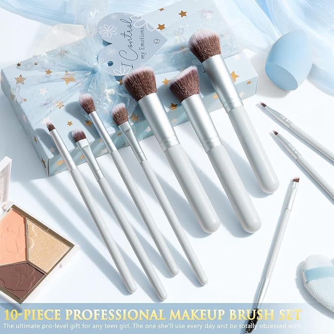 Teen Girl Gifts Trendy Stuff, 10 Positive Affirmation Cards & Empowering Challenges to Unlock 10 Wrapped Makeup Gift Set Motivational Birthday Christmas Gift Stocking Stuffers for Tween & Teenage Girl