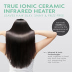 Professional Series MIRA Titanium Flat Iron Hair Straightener for Thick & Fine Hair | Powerful Single-Pass Straightening | Straightener & Curling Iron in One | 1 1/4 Inch Wide Flat Iron by MINT