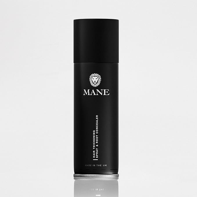 Mane Hair Thickening Spray & Root Touch Up, Instantly Thicker Hair for Men & Women, Fill in Hairlines and Hide Thinning and Fine Patches - Blond, 12 Colors (6.76 oz)