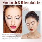 MEICOLY Champagne Shimmer Eyeshadow with Mirror,Shimmer Sparkly Eye Shadow Palette,Pressed Powder Single Eyeshadow for Women and Girls,Eye Makeup Eyelid Color,Long Wearing,Waterproof