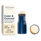TRUHAIR Color & Conceal Waterproof Root Touch Up Hair Color Concealer - Hair Cover up for Gray Coverage and Hairline Filling - 11 Hair Colors Available (Light Blonde)