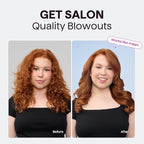 Wavytalk Thermal Brush, 1.5 Inch Blowout Express Ionic Heated Round Brush Creates Blowout Look Makes Hair Shinier & Smoother, Dual Voltage, Easy to Use (Green)