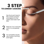 Lash Serum, Eyelash Growth Serum with Advanced Formula, Eyelash Enhancing for Longer Thicker and Fuller Looking Lashes, Vegan & Cruelty-Free for Sensitive Eyes (5mL)