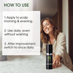 Kelp Vital Scalp Serum for Thinning Hair, Daily Plant-Based Scalp Care with Gagome & Rishiri Kelp, Unscented, Alcohol-Free, Non-Greasy, for Women & Men, 30 mL Airless Pump