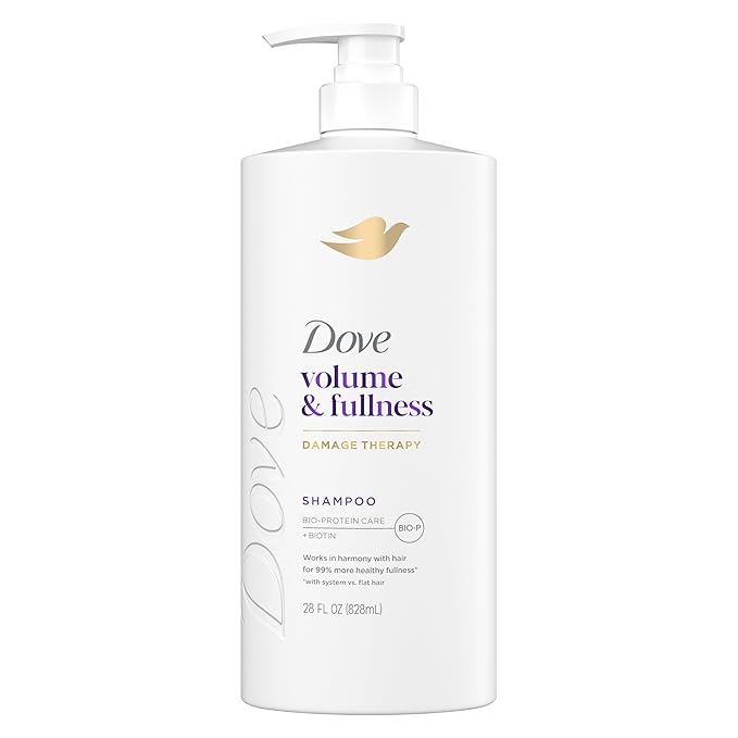 Dove Shampoo Volume & Fullness for Fine, Thin Hair with Bio-Protein Care Technology and Biotin 28 Fl Oz