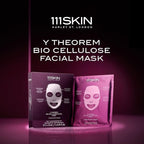 111SKIN Y Theorem Bio Cellulose Facial Mask for All Skin Types, Hydrating Face Mask with NAC Y2, Ectoin & Centella Asiatica, Enhances Skin Elasticity, Skincare Sheet Masks for Self Care, 5x 0.78 fl oz