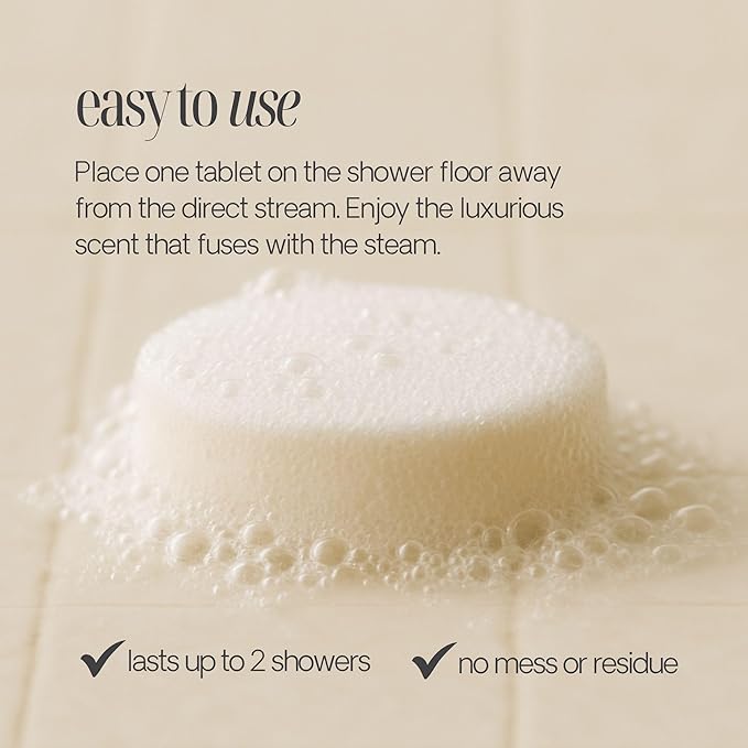 Shower Steamers Aromatherapy 6 Pack - Made in USA with Natural Essential Oils for Christmas Stocking Stuffers, Birthday Gifts for Women and Men, White Elephant - Self Care Variety Pack