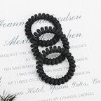 JessLab Spiral Hair Ties for Women, 10-Pack Traceless No-Damage Ponytail Holders, Coils Hair Bands for Girls, Assorted Colors