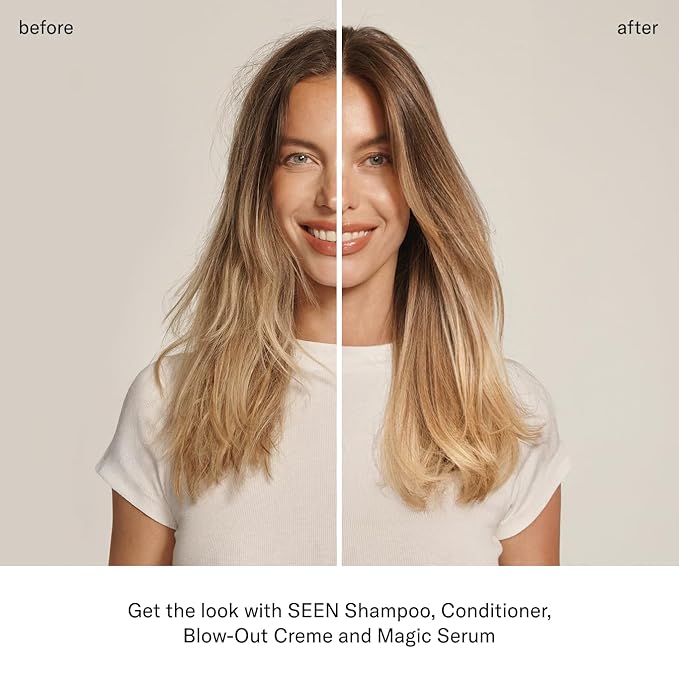 SEEN Magic Serum, Fragrance Free - Non-Comedogenic & Hair Serum- Anti Frizz- Dermatologist-Developed - Safe for Sensitive, Eczema & Acne Prone Skin