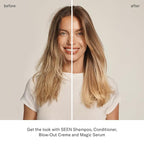 SEEN Magic Serum, Fragrance Free - Non-Comedogenic & Hair Serum- Anti Frizz- Dermatologist-Developed - Safe for Sensitive, Eczema & Acne Prone Skin