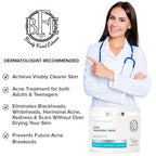 Acne Treatment Pads- Eliminates Cystic Breakouts, Oily Skin & Clogged Pores. Clear Pimple, Whitehead, Blackhead, Dark Spots & Improve Skin Texture.