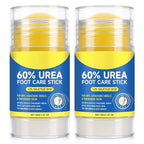 2Pack Urea Cream Stick 60% plus 2% Salicylic Acid, Foot Cream Moisturizer for Dry Cracked Feet, Knees, Elbows, Hands, Moisturizes and Hydrates the Dry Skin, Skin Softener, 2.82oz