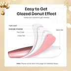 Beetles White Chrome Nail Powder for Gel Nails Pearl Cromer Nail Powder Mirror Effect Nails Gel Polish Glitter Manicure Holographic Pigment Nails Art Design Gifts for Women