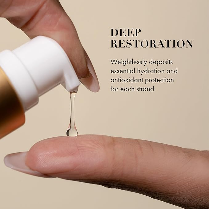 Goldie Locks Signature Hair Serum - Anti-Frizz and Humidity Control - Lightweight Shine Enhancer - Safe for Extensions and Color-Treated Hair - Protein-Free - 1.7 fl oz