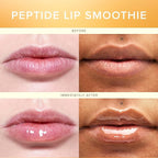 Farmacy Peptide Lip Smoothie - Hydrating Lip Balm with Vitamin C to Visibly Plump & Smooth Lines - Nourishing Treatment with a High-Gloss Finish - Honey Vanilla (10g)