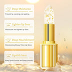 2PCS Transferproof Color Changing Lipstick, Color Changing Lipstick Gold Foil for Women, Moisturizing Glossy Shine Lip Gloss, Deep Nourishment