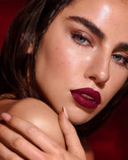 MAKI YIKA 2Pcs Matte Liquid Lipstick Set Burgundy Nude Lipstick Long Lasting Smudgeproof Transfer Proof Lip Makeup, Burgundy/LatteNude