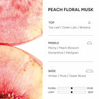 2-in-1 Korean Hair Perfume Oil & Serum with Morrocan Argan Oil & 12 Amino Acids for Dry, Damaged, Glass Hair Shine & Frizz-Control – Paraben & Alcohol-Free – Peach Floral Musk – 100ml / 3.38 fl oz