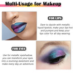 Maydear Chameleon Lipstick 5 Colors Set, Long Lasting Waterproof Colourful Diamond Shimmer Lip Gloss for Women Girls Makeup kit