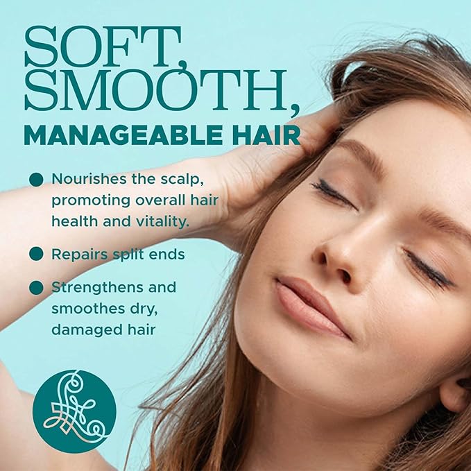 Luseta Thickening Shampoo and Conditioner Set with Collagen Peptides Strengthen and Moisturize for Thin & Dry Hair, Promote Thickness and Reduce Breakage for Fuller-Looking Hair 16.9oz×2