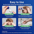 5% Minoxidil for Women& Men, Minoxidil Hair Growth Serum(Biotin-Infused) with Sponge Applicator for Thinning Hair& Receding Hairline, 8 Month Supply-6 x 2.71Fl oz