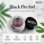 Mommy Makeup Waterproof Stay Put Gel Eyeliner Pot with Micropigments - Smudge-Proof, Long Lasting, Highly Pigmented Cream Eye Liner, 0.14 oz (Black Orchid)