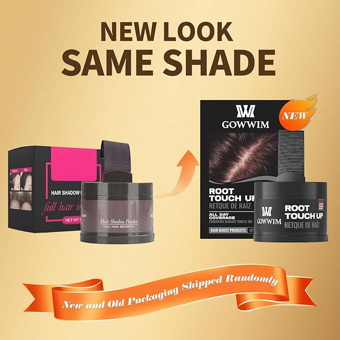 Hairline Powder (Auburn) - Instantly Cover Gray Hair Roots, Hair Color Shadow, Thin Hair Touch-Up, 4g