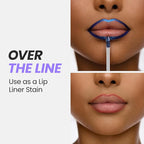 Wonderskin Wonder Blading Peel and Reveal Lip Liner Stain Masque – Long-Lasting Waterproof Tint, Transfer-Proof Matte Finish, Peel Off Makeup (Romance Stain & Go)