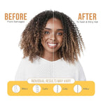 Afrocenchix Smooth Curl Cream – Natural Styling Cream for Afro & Curly Hair – Defines Curls, Adds Shine & Moisture – With Shea Butter, Coconut Oil & Aloe Vera – Vegan, 250ml (9oz)