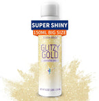 Hair Glitter Body Glitter Spray, 150ML Glitter Hairspray Gold Glitter Spray for Hair and Body, Hair Glitter for Kids Women, Body Shimmer Festival Rave and Makeup 4.2 Fl Oz