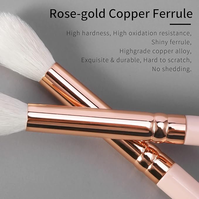 Natural Goat Hair Eyeshadow Blending Brush - Eye Blending & Contour Brush, Single Piece, E204L