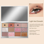 Highly Pigmented Chameleon Eyeshadow Palette, 12 Colors Sparkle Creamy Duo Chrome Multidimensional Eye Shadow Pallet, Long-Wearing Formula,easily blendable,Vegan & Cruelty Free (#02)