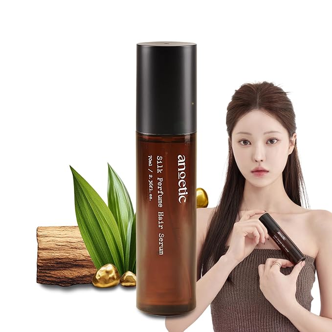 Silk Oil Serum for Frizzy and Damaged Hair | Silk Perfume Hair Serum | Korean Hair Care For Frizz Control and Split End Care