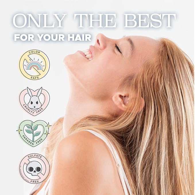 Luseta Salicylic Acid Shampoo and Conditioner Set for Men and Women, Scalp-Balancing, Reducing Build-up, Flake Control Shampoo for Men, Clarifying Shampoo for Refreshing, pH-Balanced, 2 x 16.9 Fl Oz