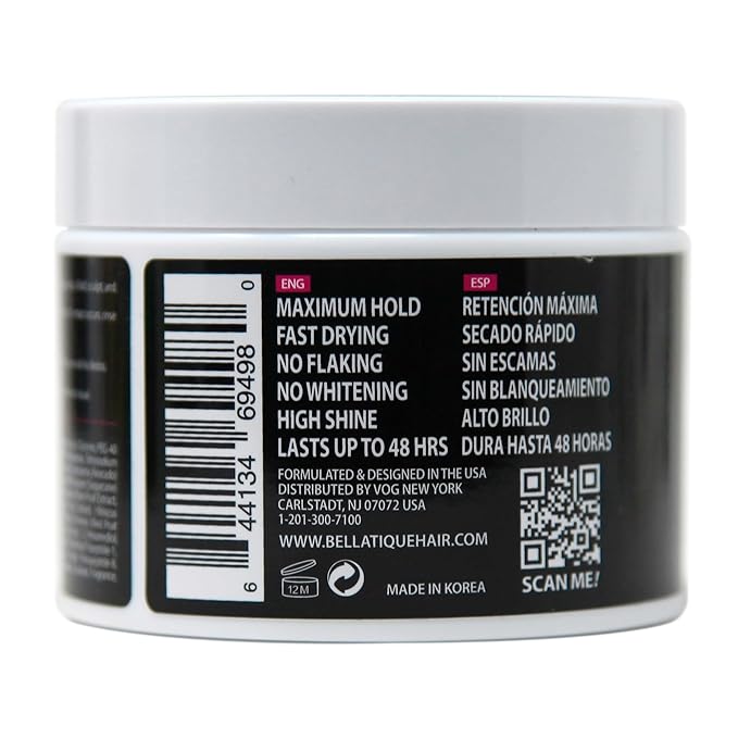 GOLD Braiding Gel Maximum Hold for LOC & Twist - No Flaking, No Whitening, Fast Drying, High Shine, Cool & Refreshing, Long Lasting Hold (15 oz)