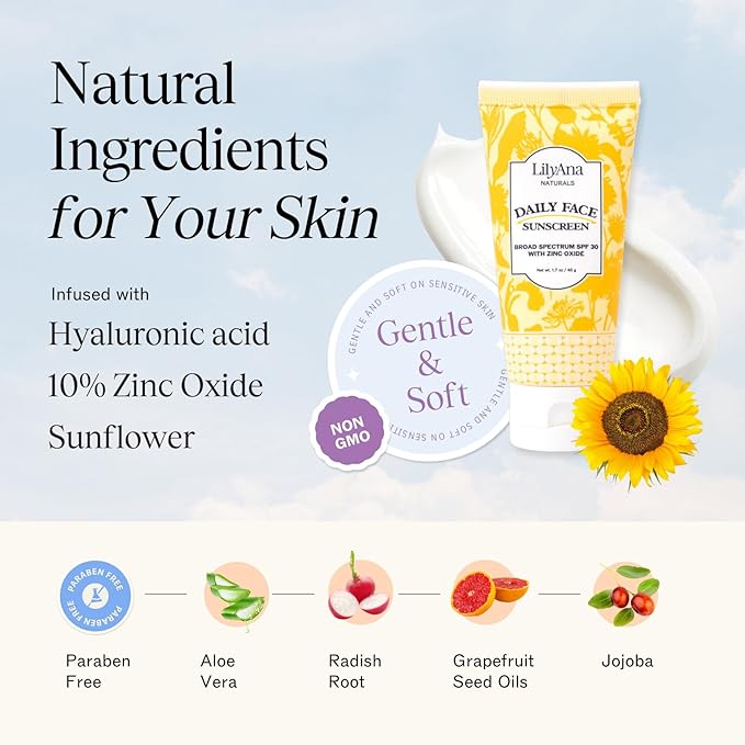 LilyAna Daily Sunscreen SPF 30 1.7oz (1-pack)