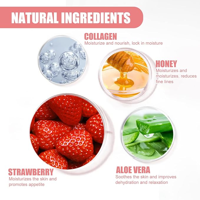 2 Pcs Lip Balm Honey Pot,