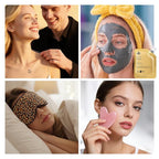 33 Pcs Honey & Almond Skin Care for Women, Spa Bath & Body Gift Set, Face Sheet Mask, Hydrogel Mask, Lip Gloss, Cosmetic Bag, Face Serum, Necklace, Cleanser, Valentine's Day, Anniversary, Birthday