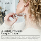Riddle Original Roll On Pheromone Perfume Made in USA - Premium Rollerball Subtle Fragrance for Women - Long-Lasting Cruelty-Free Alcohol-Free Gentle on Skin - Ideal for Daily Use and Travel