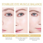 24K Collagen Eye Mask 60 Pcs Moisturzing Eye Pads for Puffy Eyes, Dark Circles, Under Eye Bags, Anti-Wrinkle, Moisturizing, Eye Skin Care Fast Absorption Eye Patches Gel for Women Man